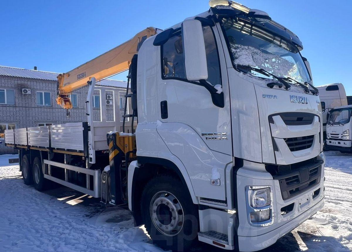 Новый Грузовик бортовой/ Платформа, Автоманипулятор Isuzu Giga: фото 7