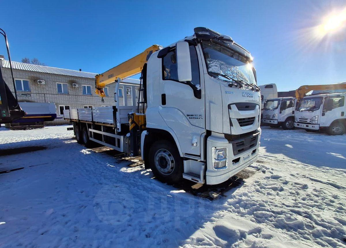 Новый Бортовой грузовик/ Платформа, Автоманипулятор Isuzu Giga: фото 13