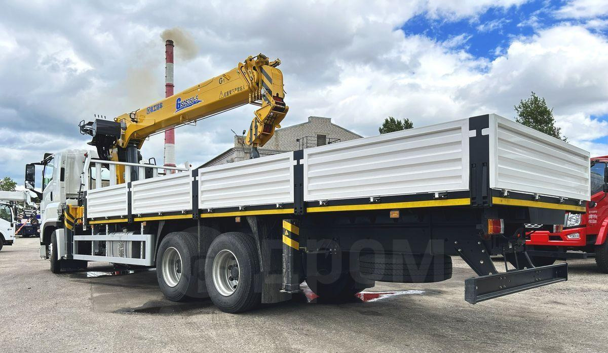 Новый Грузовик бортовой/ Платформа, Автоманипулятор Isuzu Giga: фото 7