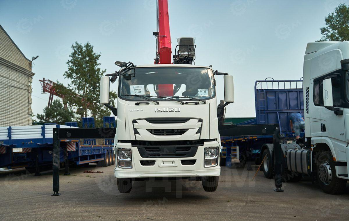 Новый Грузовик бортовой/ Платформа, Автоманипулятор Isuzu Giga: фото 8
