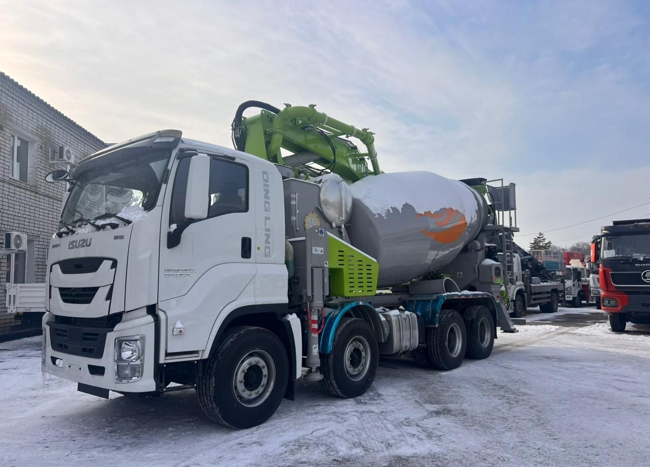 Isuzu Giga - Автобетононасос-смеситель: фото 1 Isuzu Giga - Автобетононасос-смеситель: фото 1