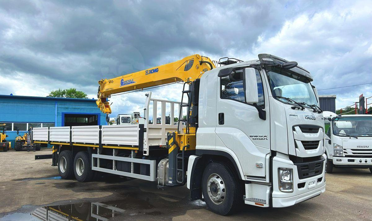 Новый Грузовик бортовой/ Платформа, Автоманипулятор Isuzu Giga: фото 6