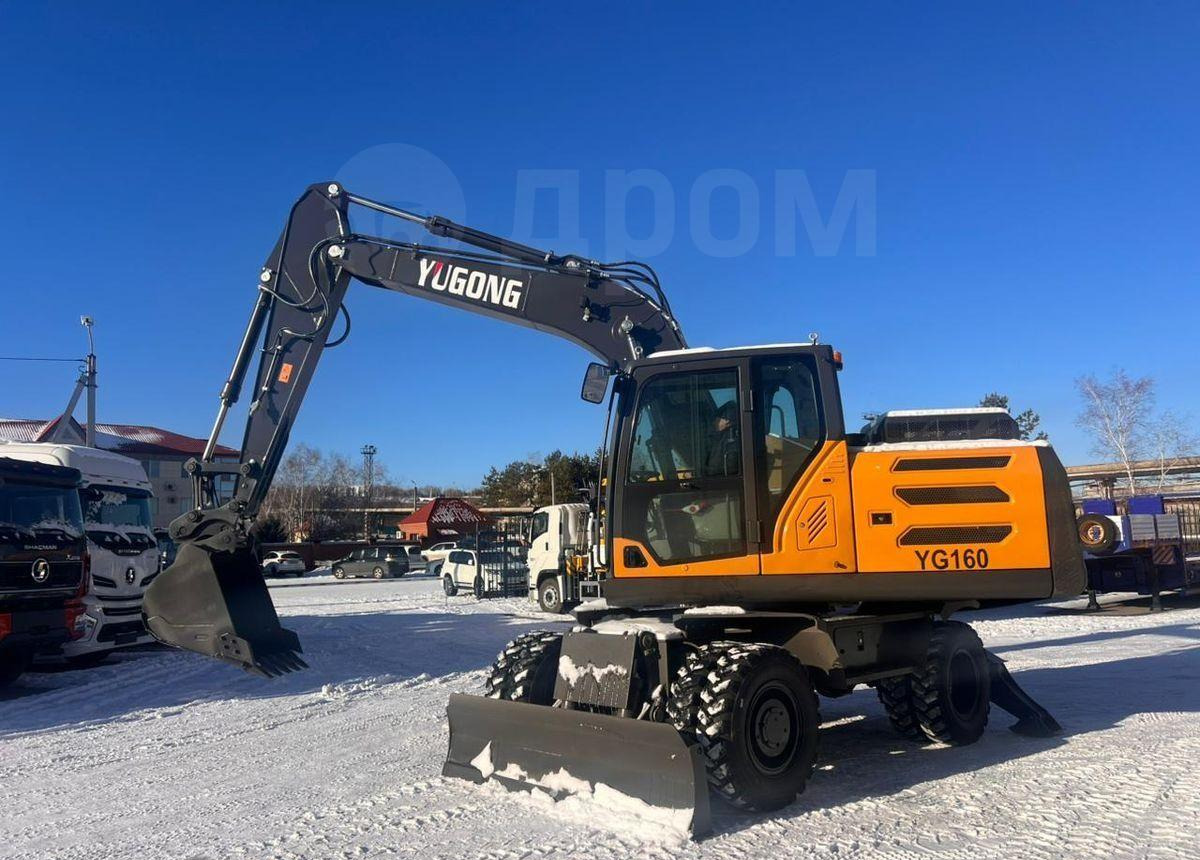 Yugong YG160 - Колёсный экскаватор: фото 1 Yugong YG160 - Колёсный экскаватор: фото 1