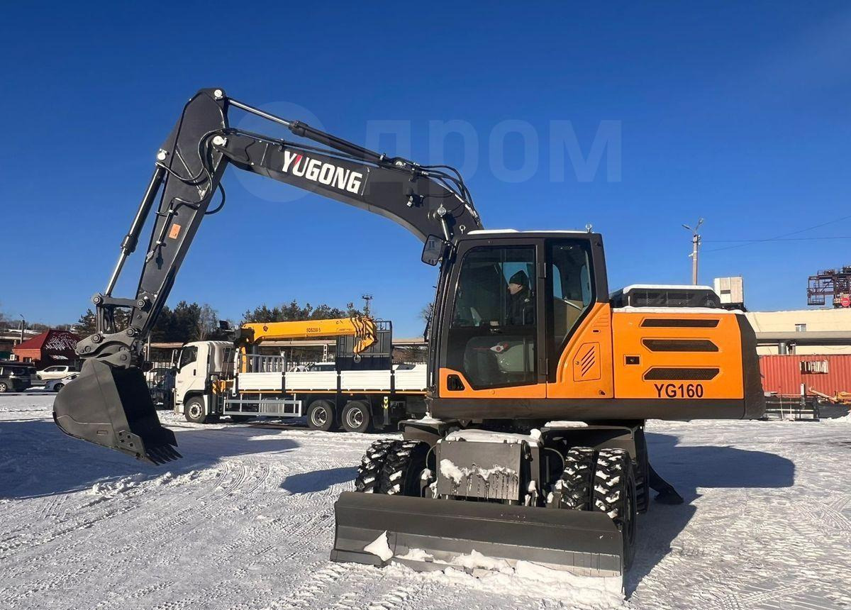 Новый Колёсный экскаватор Yugong YG160: фото 6