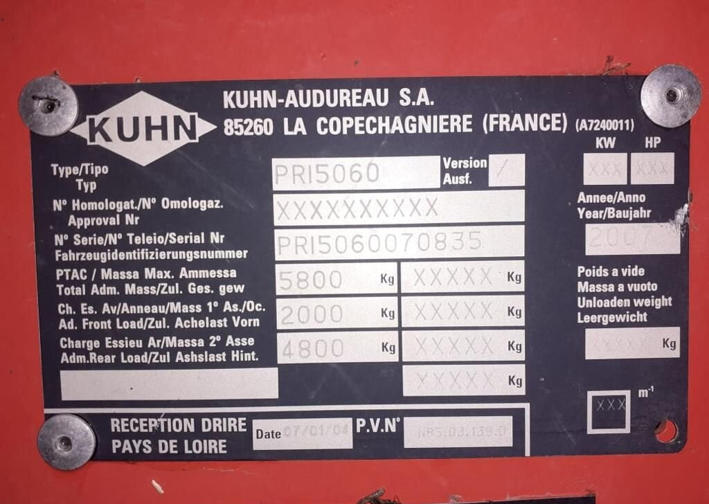 Kuhn Primor 5060 - Измельчитель соломы: фото 5 Kuhn Primor 5060 - Измельчитель соломы: фото 5