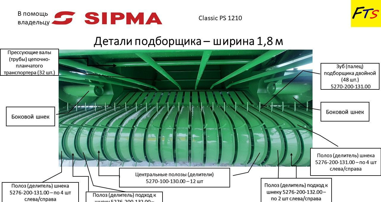 Sipma PS 1210 CLASSIC - Пресс-подборщик рулонный: фото 2 Sipma PS 1210 CLASSIC - Пресс-подборщик рулонный: фото 2