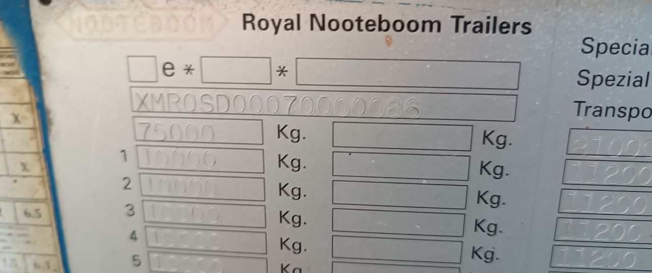 Низкорамный полуприцеп Nooteboom OSD: фото 10 Низкорамный полуприцеп Nooteboom OSD: фото 10