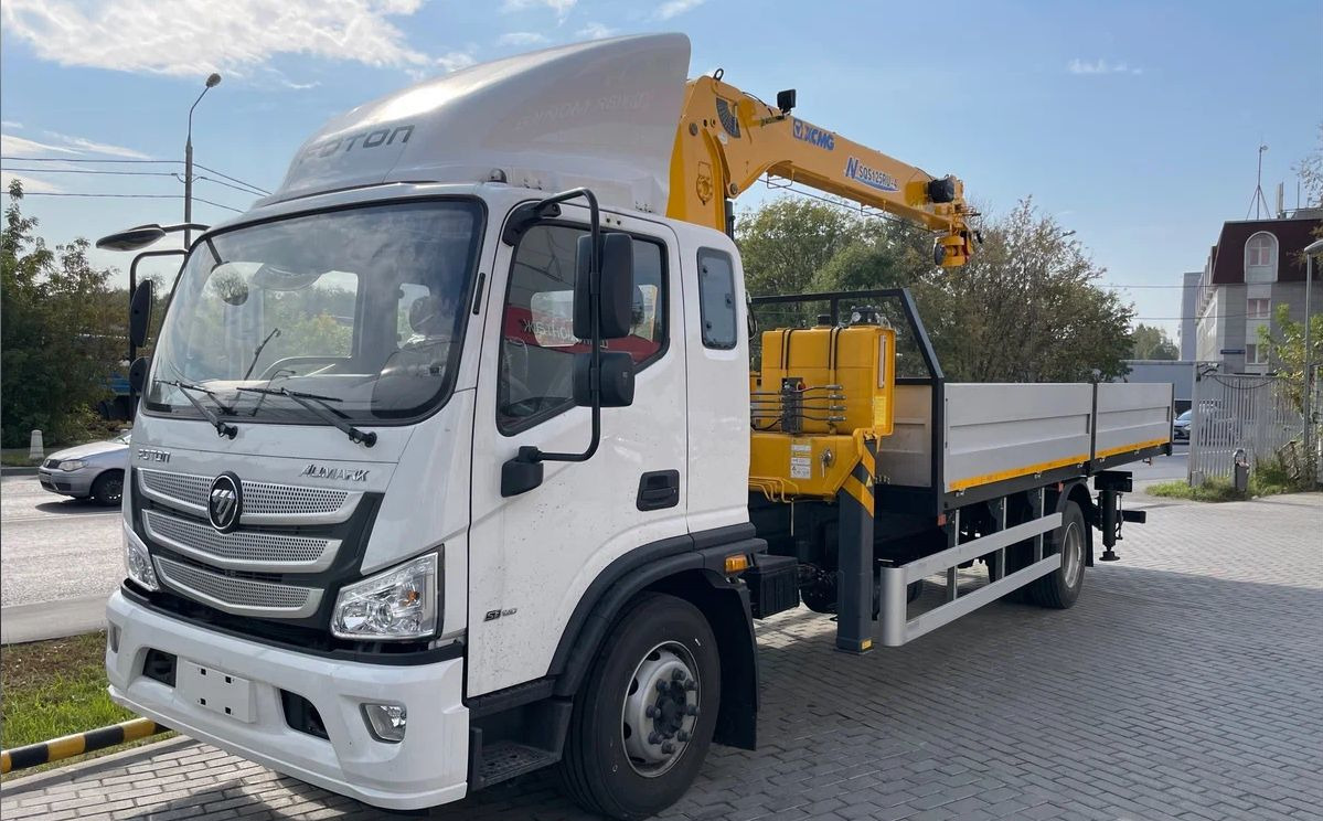 Foton Auman EST-M 12 - Грузовик бортовой/ Платформа, Автоманипулятор: фото 1 Foton Auman EST-M 12 - Грузовик бортовой/ Платформа, Автоманипулятор: фото 1