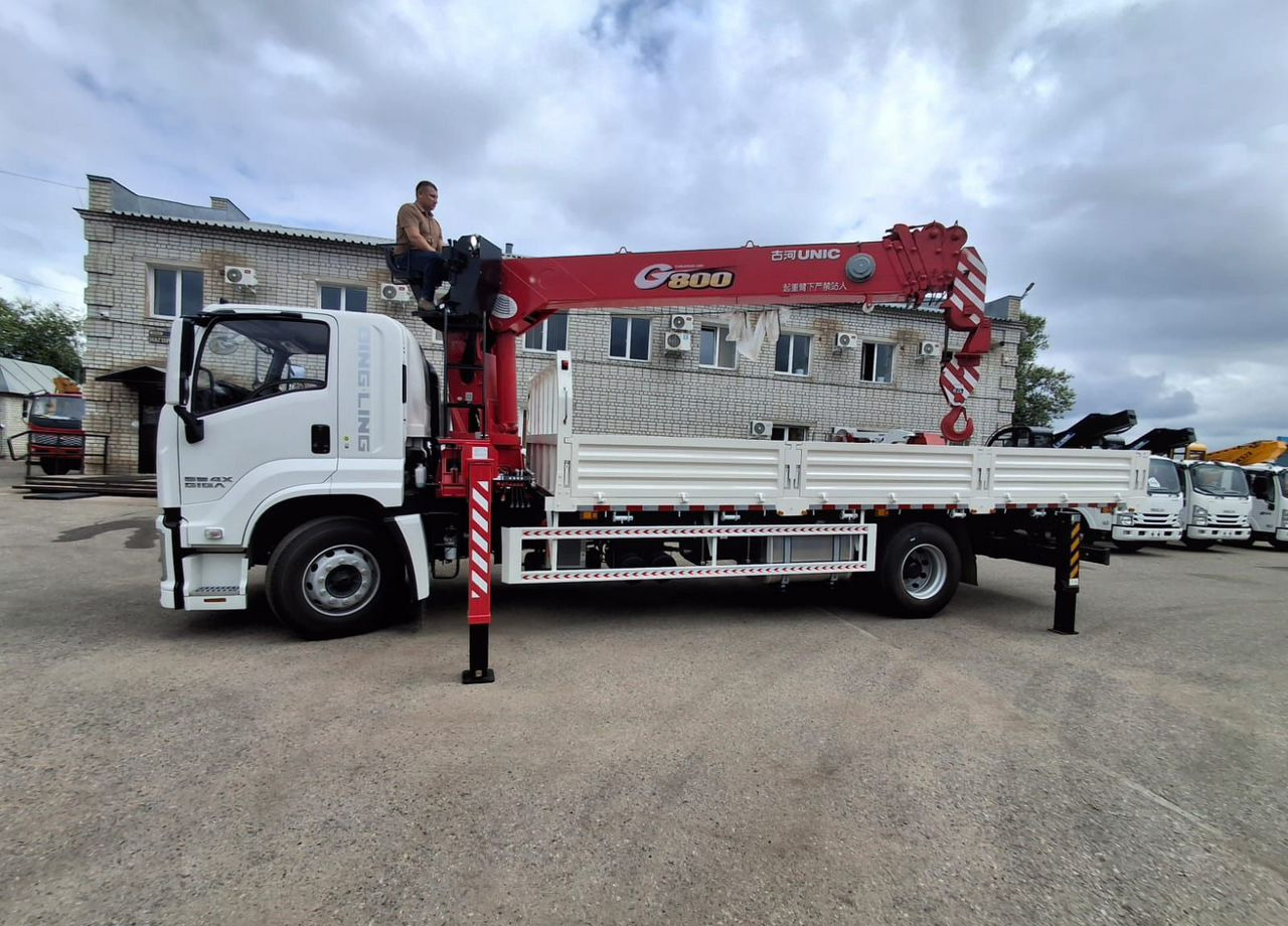 Новый Грузовик бортовой/ Платформа, Автоманипулятор Isuzu Elf (N-series): фото 6