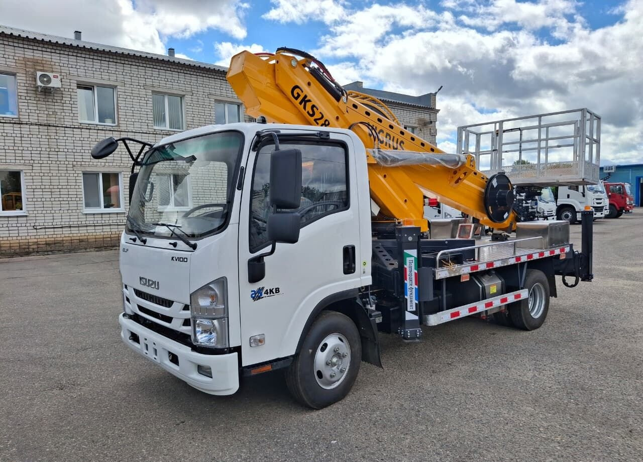 Новый Грузовик с подъемником Isuzu Elf: фото 7