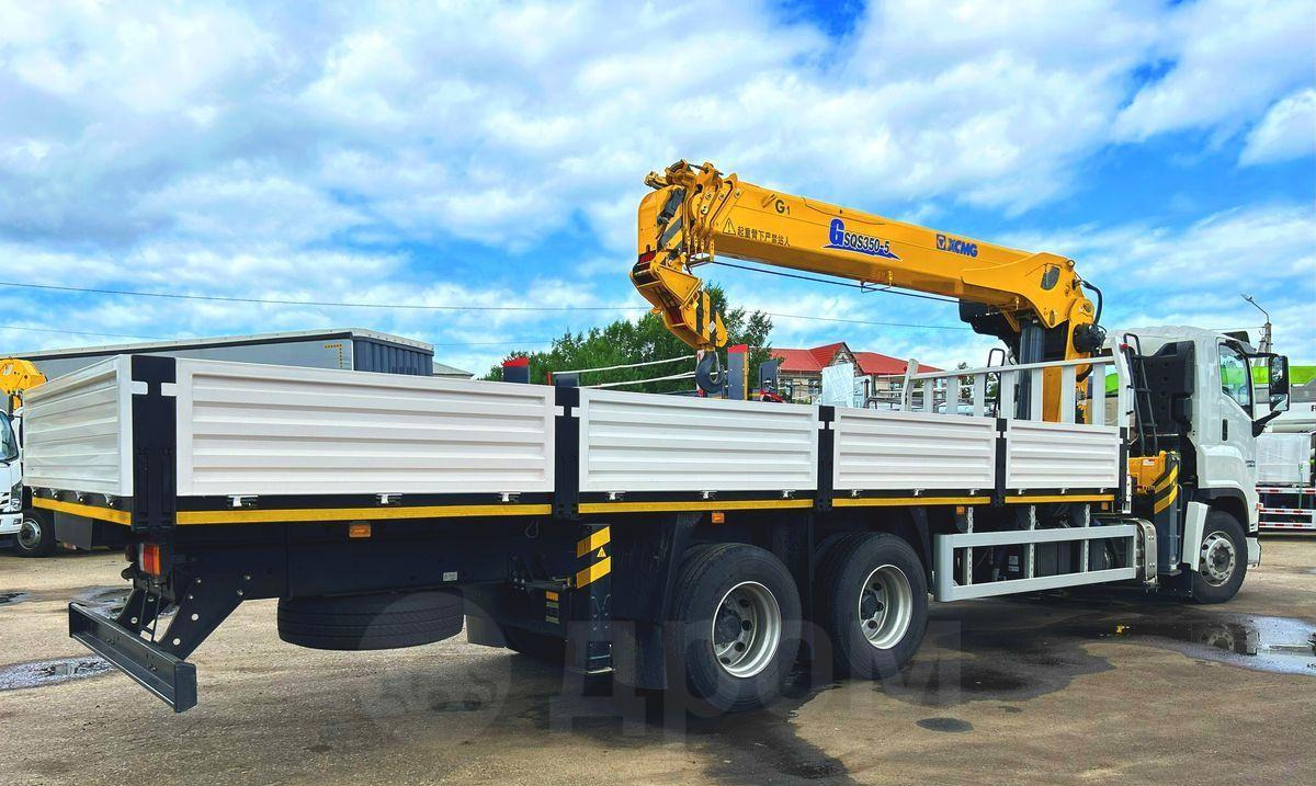 Новый Бортовой грузовик/ Платформа, Автоманипулятор Isuzu Giga: фото 6