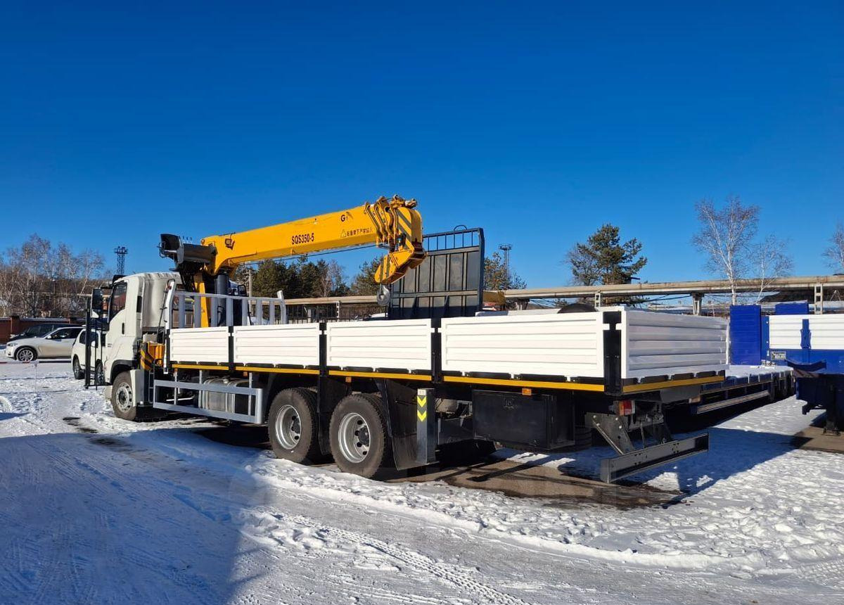 Isuzu Giga - Грузовик бортовой/ Платформа, Автоманипулятор: фото 4 Isuzu Giga - Грузовик бортовой/ Платформа, Автоманипулятор: фото 4