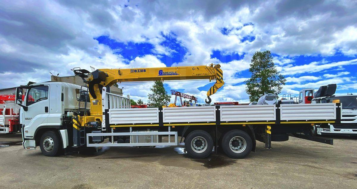 Новый Бортовой грузовик/ Платформа, Автоманипулятор Isuzu Giga: фото 10