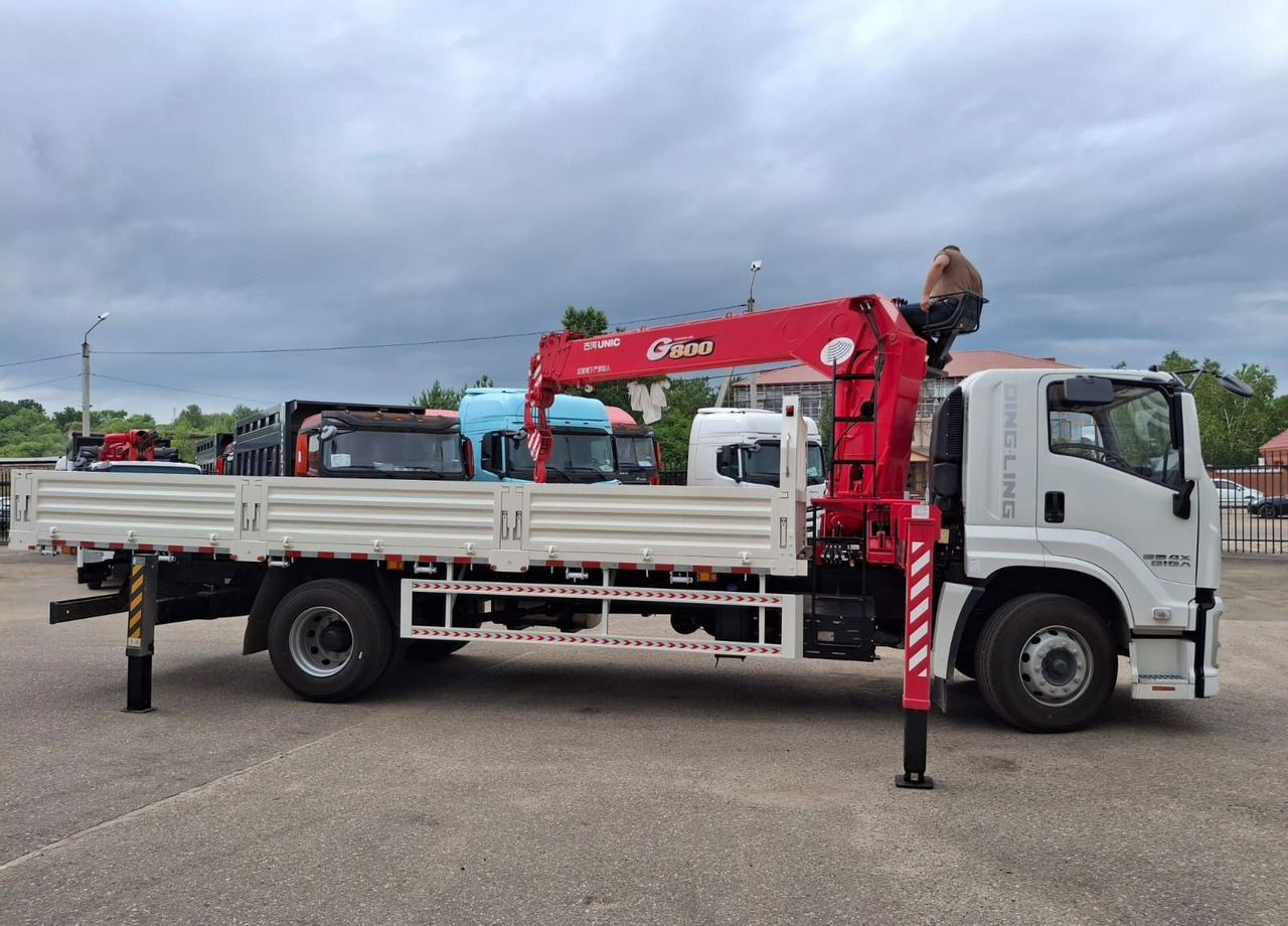 Новый Грузовик бортовой/ Платформа, Автоманипулятор Isuzu Elf (N-series): фото 8