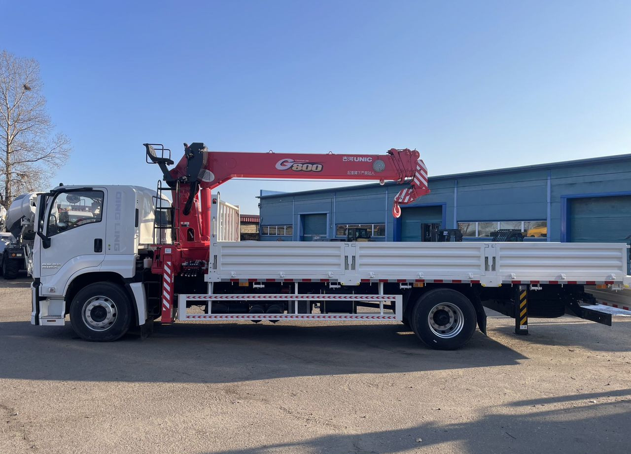 Новый Грузовик бортовой/ Платформа, Автоманипулятор Isuzu Elf: фото 9