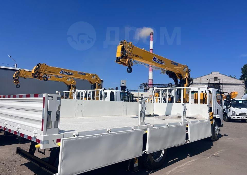 Новый Грузовик бортовой/ Платформа, Автоманипулятор Isuzu Elf: фото 9