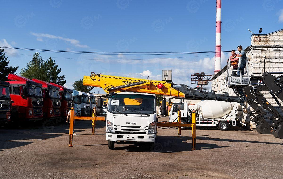 Новый Грузовик с подъемником Isuzu Elf: фото 12 Новый Грузовик с подъемником Isuzu Elf: фото 12