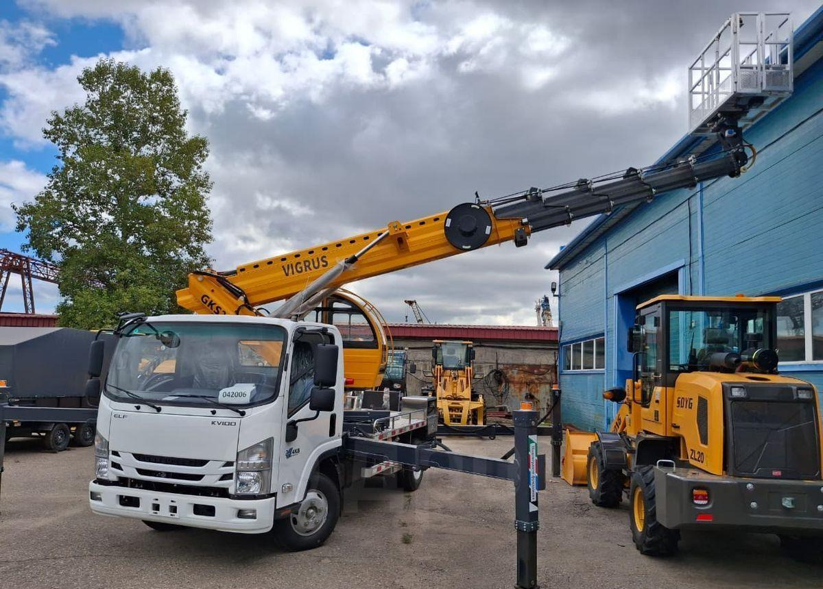 Новый Грузовик с подъемником Isuzu Elf: фото 31 Новый Грузовик с подъемником Isuzu Elf: фото 31