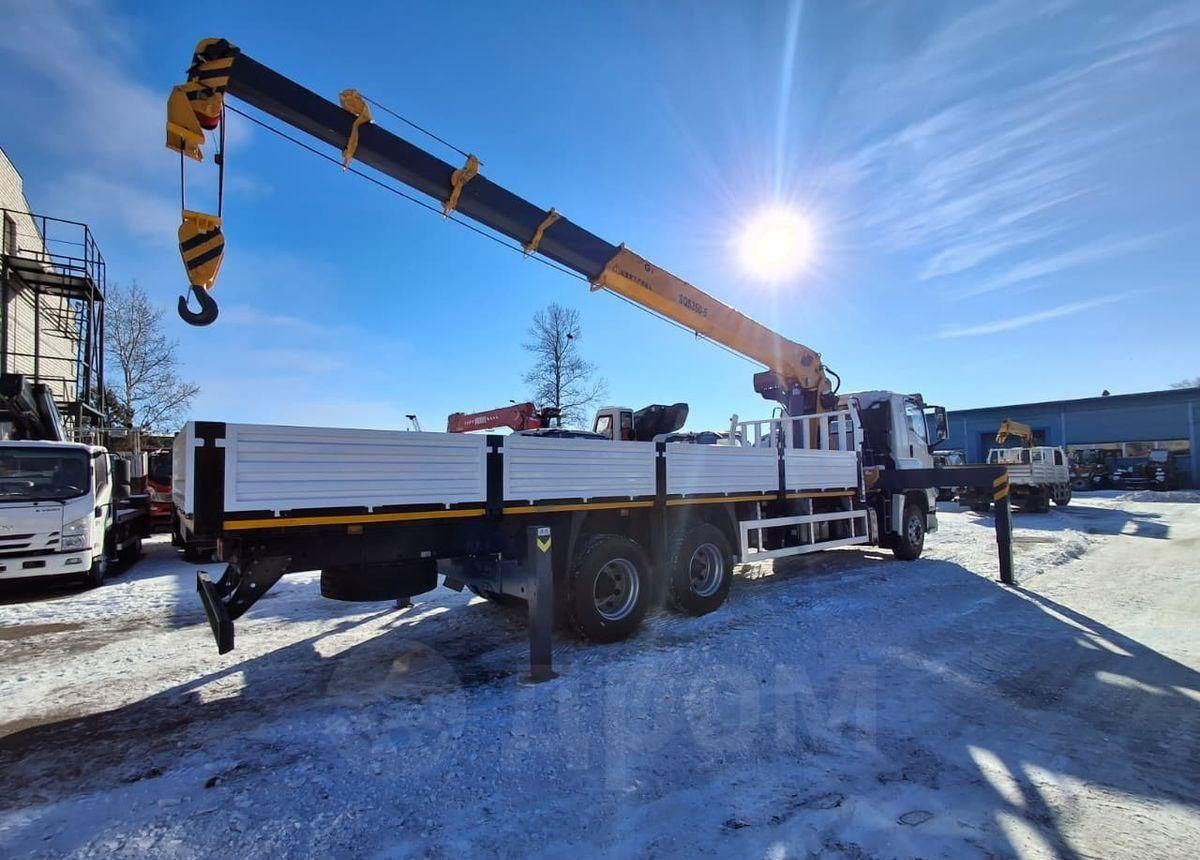 Новый Грузовик бортовой/ Платформа, Автоманипулятор Isuzu Giga: фото 6