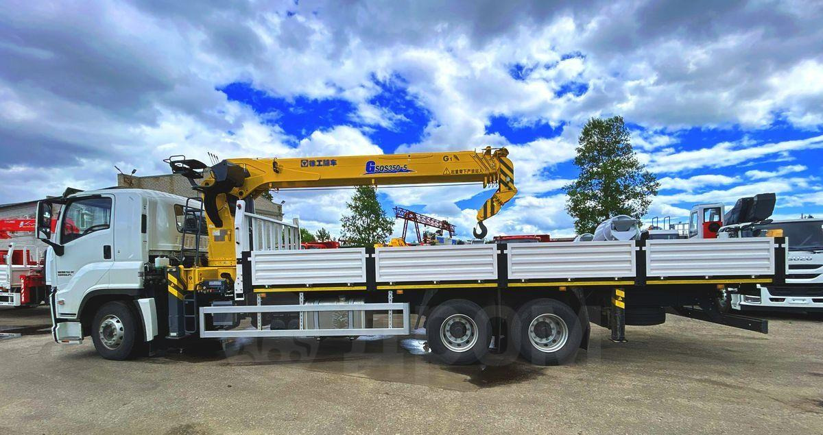 Isuzu Giga - Грузовик бортовой/ Платформа, Автоманипулятор: фото 4 Isuzu Giga - Грузовик бортовой/ Платформа, Автоманипулятор: фото 4