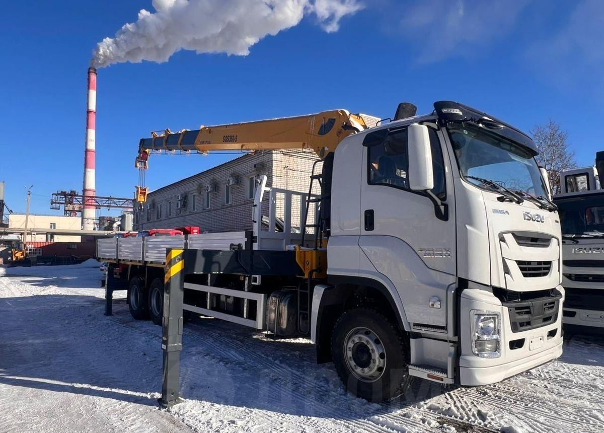 Isuzu Giga - Грузовик бортовой/ Платформа, Автоманипулятор: фото 2 Isuzu Giga - Грузовик бортовой/ Платформа, Автоманипулятор: фото 2