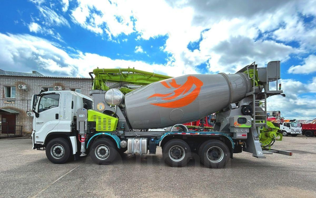 Новый Автобетоносмеситель Isuzu Giga: фото 7