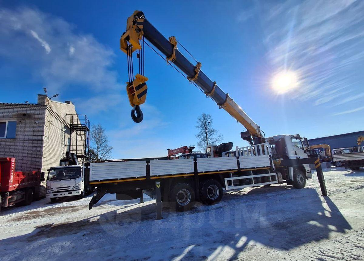 Новый Грузовик бортовой/ Платформа, Автоманипулятор Isuzu Giga: фото 14