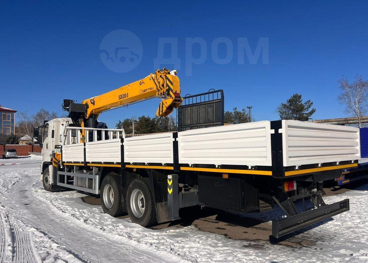 Isuzu Giga - Грузовик бортовой/ Платформа, Автоманипулятор: фото 3 Isuzu Giga - Грузовик бортовой/ Платформа, Автоманипулятор: фото 3