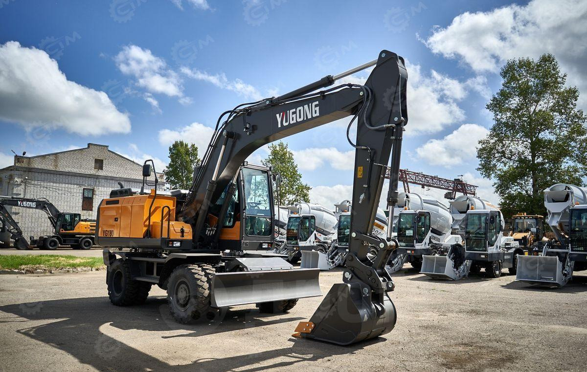 Yugong YG180 - Колёсный экскаватор: фото 3 Yugong YG180 - Колёсный экскаватор: фото 3