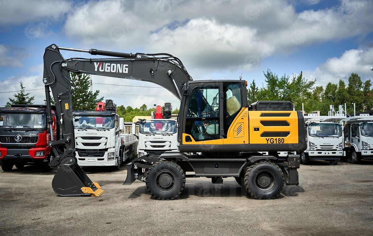 Yugong YG180 - Колёсный экскаватор: фото 1 Yugong YG180 - Колёсный экскаватор: фото 1