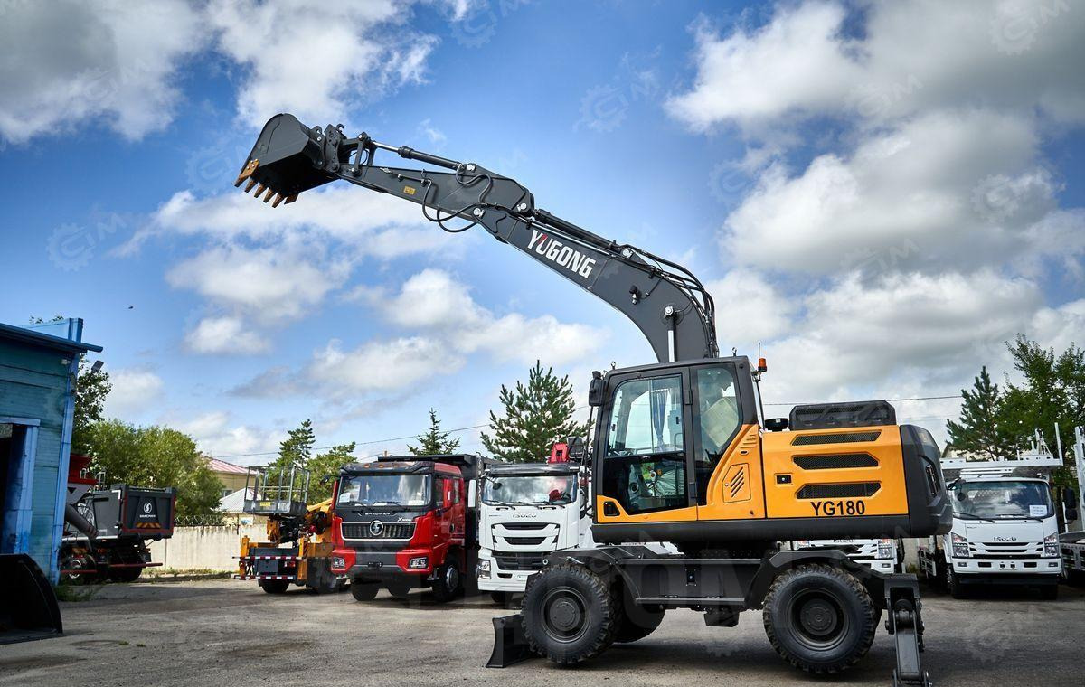 Новый Колёсный экскаватор Yugong YG180: фото 7