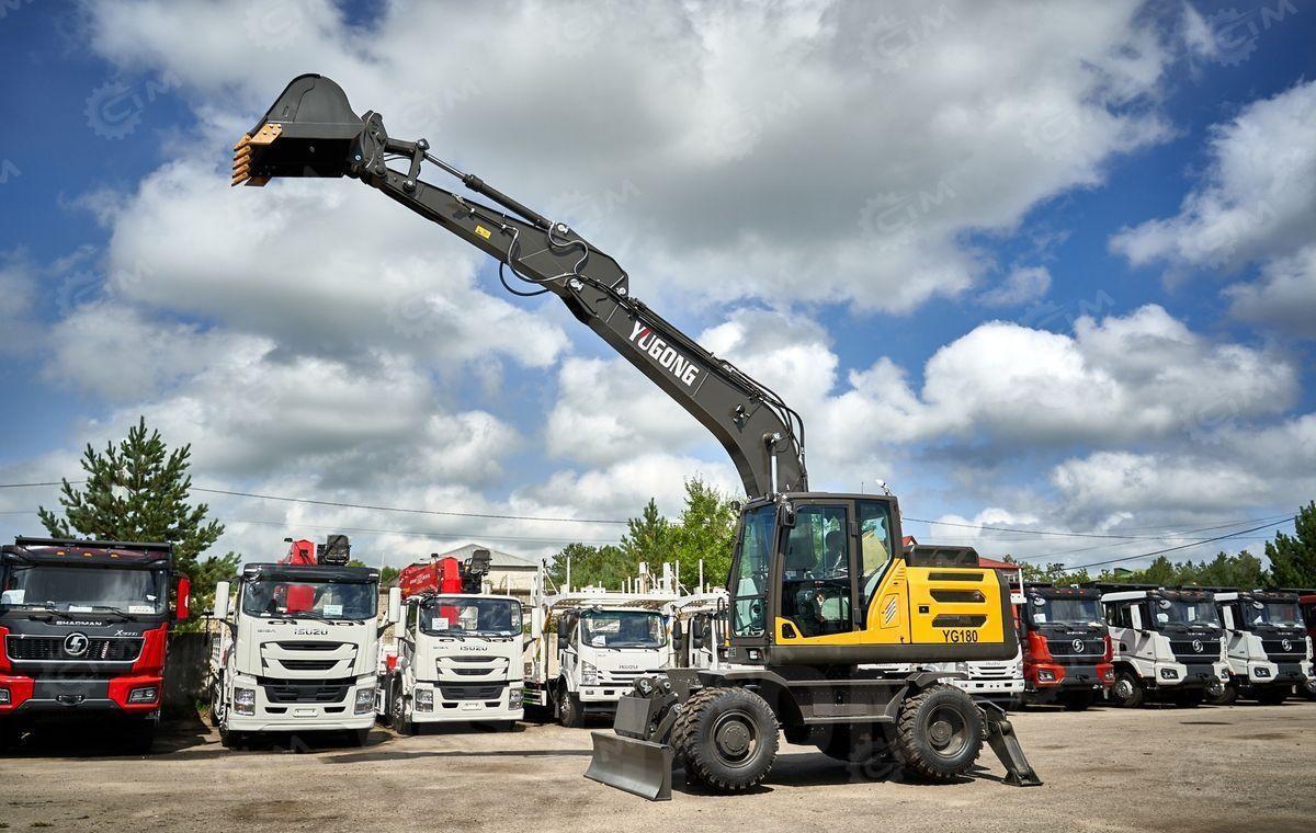 Новый Колёсный экскаватор Yugong YG180: фото 9