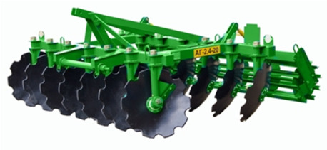 Агрегат почвообрабатывающий дисковый типа АГ- 2,4-20 - Дисковая борона: фото 1 Агрегат почвообрабатывающий дисковый типа АГ- 2,4-20 - Дисковая борона: фото 1