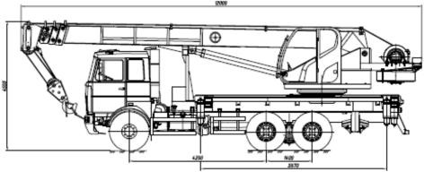 КС-5571BY-F - Мобильный кран: фото 1 КС-5571BY-F - Мобильный кран: фото 1