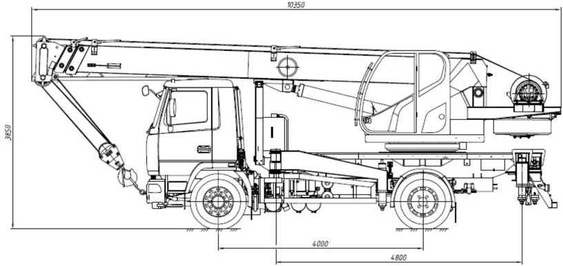 КС-5574BY-С - Мобильный кран: фото 1 КС-5574BY-С - Мобильный кран: фото 1