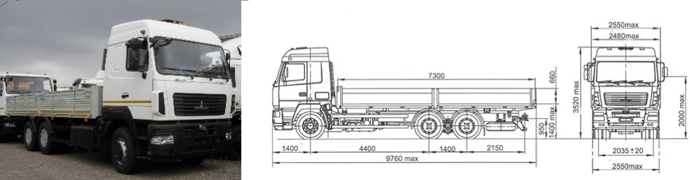 МАЗ-6312С9-520-015 - Грузовик бортовой/ Платформа: фото 1 МАЗ-6312С9-520-015 - Грузовик бортовой/ Платформа: фото 1