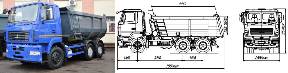 МАЗ-6501C5-581-000 - Самосвал: фото 1 МАЗ-6501C5-581-000 - Самосвал: фото 1