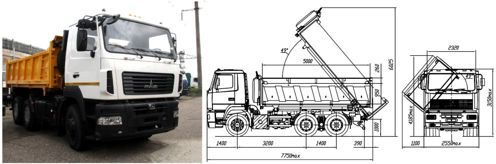 МАЗ-6501E9-520-021 - Самосвал: фото 1 МАЗ-6501E9-520-021 - Самосвал: фото 1