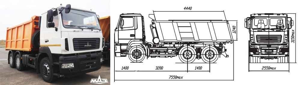 МАЗ-6501E9-584-000 - Самосвал: фото 1 МАЗ-6501E9-584-000 - Самосвал: фото 1