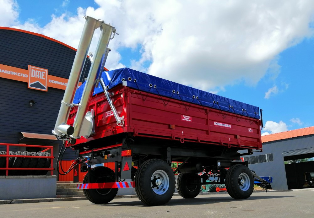 Прицеп тракторный самосвальный 2ПТС-6,5 "Зерновоз" с профилированными бортами - Сельскохозяйственный прицеп-самосвал: фото 1 Прицеп тракторный самосвальный 2ПТС-6,5 "Зерновоз" с профилированными бортами - Сельскохозяйственный прицеп-самосвал: фото 1