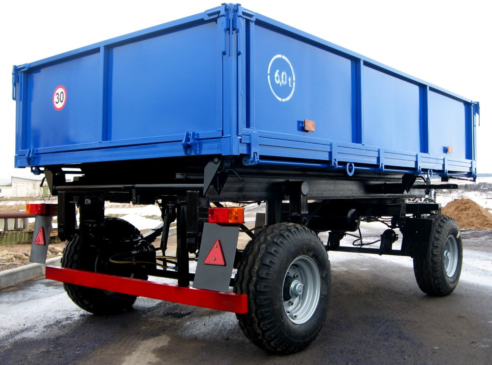 Прицеп тракторный самосвальный 2ПТС-6,5 (для перевозки зерновых культур) - Сельскохозяйственный прицеп-самосвал: фото 1 Прицеп тракторный самосвальный 2ПТС-6,5 (для перевозки зерновых культур) - Сельскохозяйственный прицеп-самосвал: фото 1