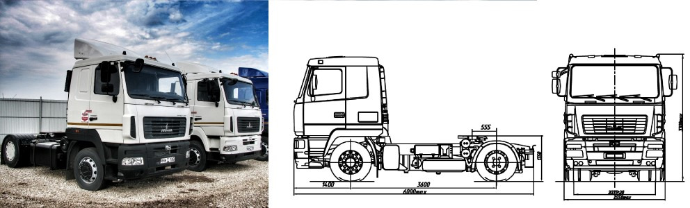 МАЗ-5440E9-8529-030 - Тягач: фото 1 МАЗ-5440E9-8529-030 - Тягач: фото 1