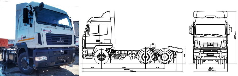 МАЗ-6430С9-570-000 - Тягач: фото 1 МАЗ-6430С9-570-000 - Тягач: фото 1
