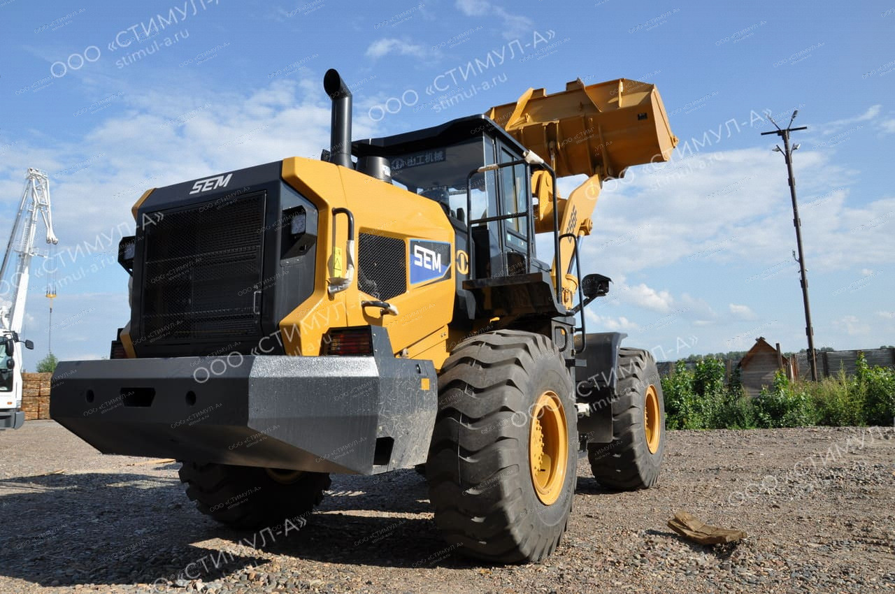 Новый Колёсный погрузчик SEM Фронтальный погрузчик SEM 656F: фото 6