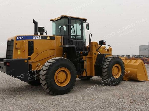 SEM Фронтальный погрузчик SEM 660D - Колёсный погрузчик: фото 3 SEM Фронтальный погрузчик SEM 660D - Колёсный погрузчик: фото 3