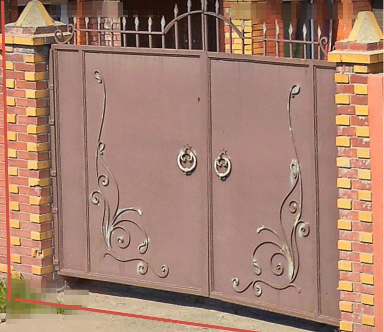 Без бренда Кованные ворота б/у с автоматикой - Другая техника: фото 1 Без бренда Кованные ворота б/у с автоматикой - Другая техника: фото 1