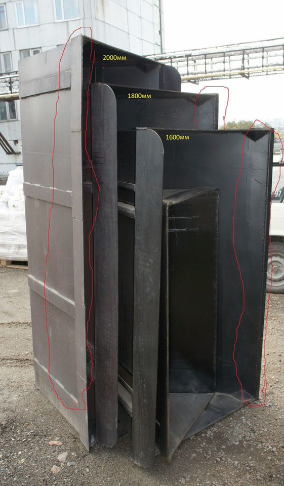 Ковш 1,5-1,6м шириной на пку 0,8 - Ковш для погрузчика: фото 2 Ковш 1,5-1,6м шириной на пку 0,8 - Ковш для погрузчика: фото 2