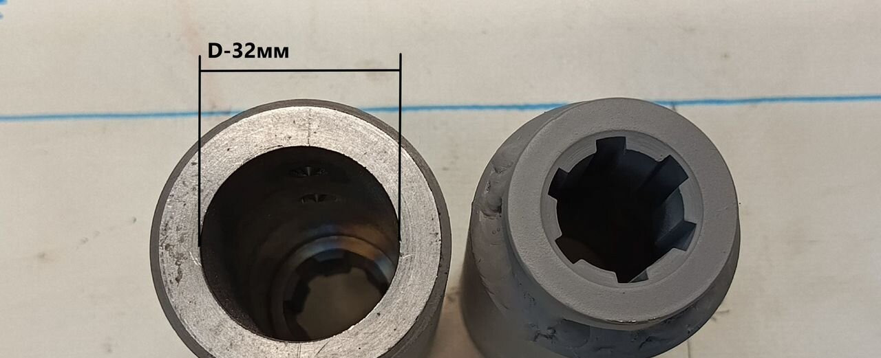 Втулка переходник на вал нш10-16 - Гидравлика: фото 3 Втулка переходник на вал нш10-16 - Гидравлика: фото 3
