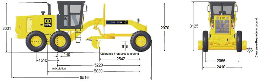 Грейдер АВТОГРЕЙДЕР SEM915: фото 8
