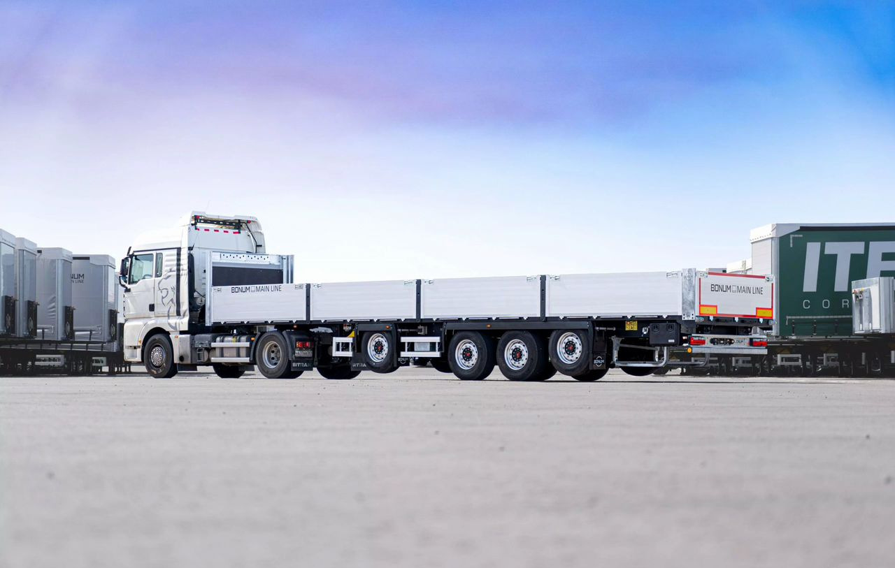 Bonum 914295-06 - Полуприцеп бортовой/ Платформа: фото 1 Bonum 914295-06 - Полуприцеп бортовой/ Платформа: фото 1